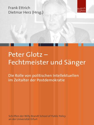 cover image of Peter Glotz – Fechtmeister und Sänger